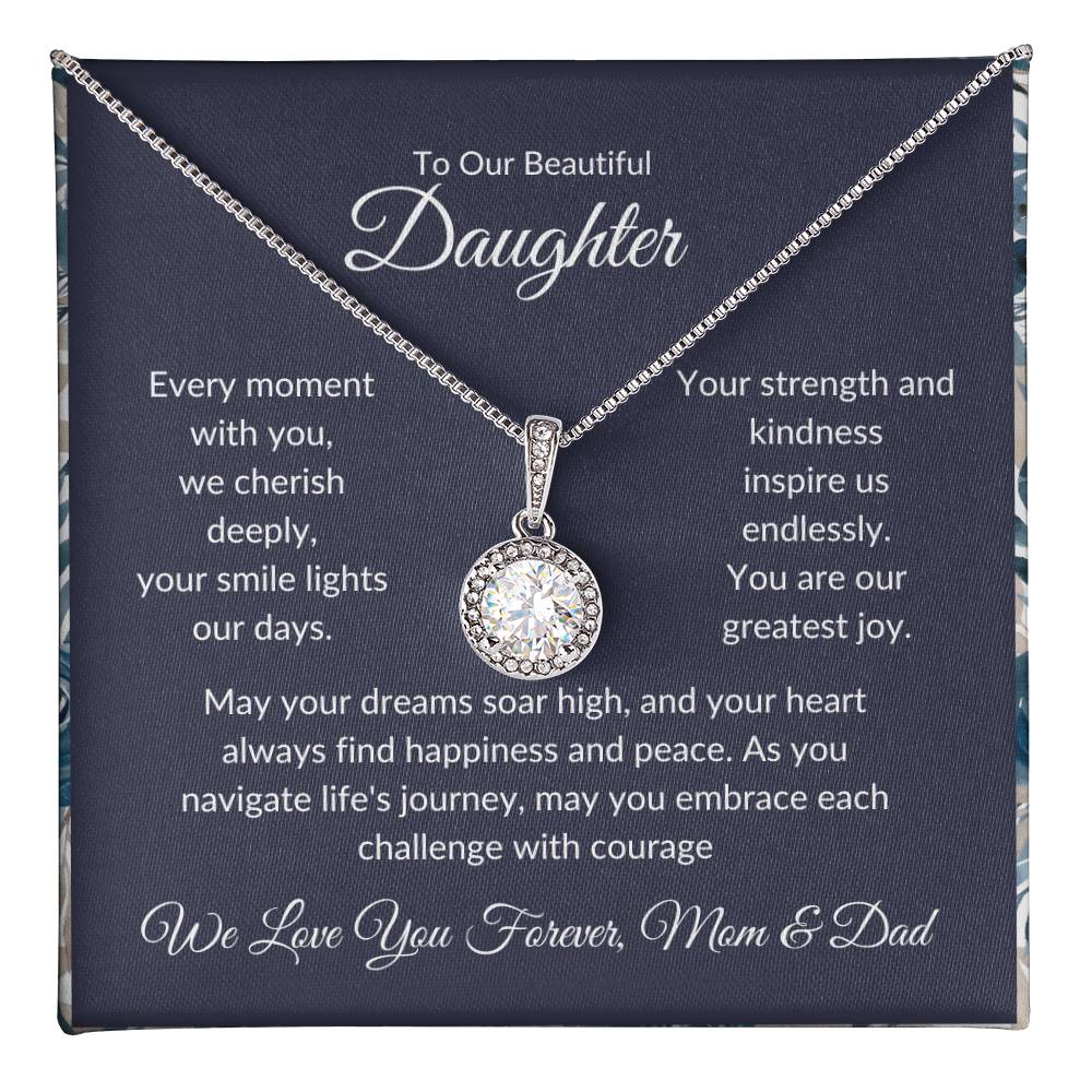 Eternal Hope Necklace For Daughter - Black
