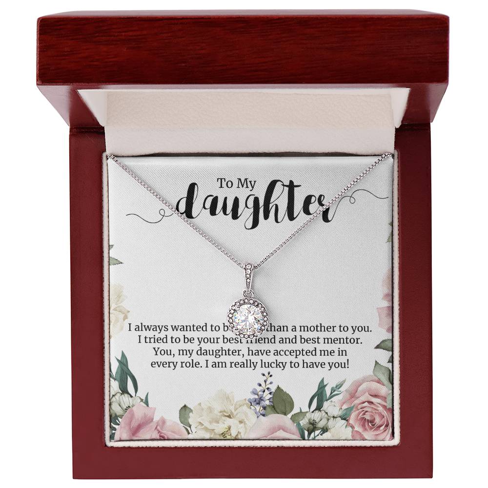 Eternal Hope Necklace For Daughter - Floral Style