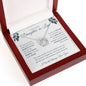 Lucky In Love Necklace For Daughter-In-Law - Leafy White