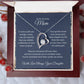 Forever Love Necklace For Quilting Mother - Dark Blue