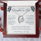 Forever Love Necklace For Daughter-In-Law - Leafy White
