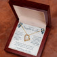 Forever Love Necklace For Daughter-In-Law - Leafy White