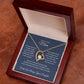 Forever Love Necklace For Quilting Mother - Dark Blue
