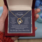 Forever Love Necklace For Daughter - Dark