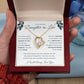 Forever Love Necklace For Daughter-In-Law - Leafy White