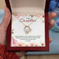 Forever Love Necklace For Daughter - Floral Delight
