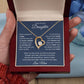 Forever Love Necklace For Daughter - Dark Blue