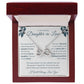 Endless Love Necklace For Daughter-In-Law - Leafy White