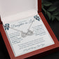 Endless Love Necklace For Daughter-In-Law - Leafy White