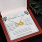 Endless Love Necklace For Daughter-In-Law - Leafy White