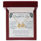 Endless Love Necklace For Daughter-In-Law - Leafy White