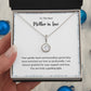 Eternal Hope Necklace For Mother-In-Law - White With Border