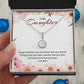 Eternal Hope Necklace For Daughter - Floral Delight