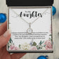 Eternal Hope Necklace For Daughter - Floral Style