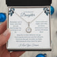 Eternal Hope Necklace For Daughter - Leafy White