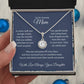 Eternal Hope Necklace For Quilting Mother - Dark Blue
