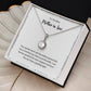 Eternal Hope Necklace For Mother-In-Law - White With Border