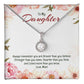 Eternal Hope Necklace For Daughter - Floral Delight