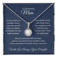 Eternal Hope Necklace For Quilting Mother - Dark Blue