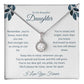 Eternal Hope Necklace For Daughter - Leafy White