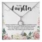 Eternal Hope Necklace For Daughter - Floral Style