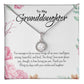 Eternal Hope Necklace For Granddaughter - Corner Roses on White