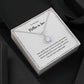 Eternal Hope Necklace For Mother-In-Law - White With Border