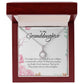 Eternal Hope Necklace For Granddaughter - Corner Roses on White
