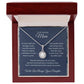 Eternal Hope Necklace For Quilting Mother - Dark Blue