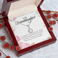 Eternal Hope Necklace For Granddaughter - Corner Roses on White
