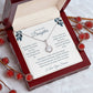 Eternal Hope Necklace For Daughter - Leafy White