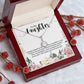 Eternal Hope Necklace For Daughter - Floral Style