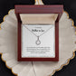 Eternal Hope Necklace For Mother-In-Law - White With Border