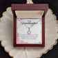 Eternal Hope Necklace For Granddaughter - Corner Roses on White