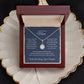 Eternal Hope Necklace For Quilting Mother - Dark Blue