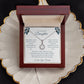 Eternal Hope Necklace For Daughter - Leafy White