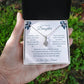 Alluring Beauty Necklace For Daughter - Leafy White
