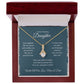 Alluring Beauty Necklace For Daughter - Dark Cyan