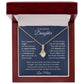 Alluring Beauty Necklace For Daughter - Dark Blue