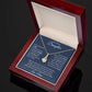 Alluring Beauty Necklace For Daughter - Dark Blue