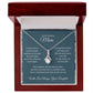 Alluring Beauty Necklace For Mother - Dark Cyan