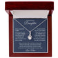 Alluring Beauty Necklace For Daughter - Dark Blue