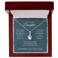 Alluring Beauty Necklace For Daughter - Dark Cyan