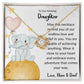 Love Knot Necklace For Amazing Daughter - From Mom & Dad - Different Moon