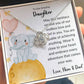 Love Knot Necklace For Amazing Daughter - From Mom & Dad - Different Moon
