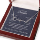 Signature Name Necklace For Daughter - Personalized - Black