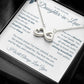 Endless Love Necklace For Daughter-In-Law - Leafy White