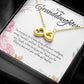 Endless Love Necklace For Granddaughter - Corner Roses on White