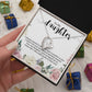 Forever Love Necklace For Daughter - Floral Style