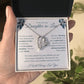 Forever Love Necklace For Daughter-In-Law - Leafy White